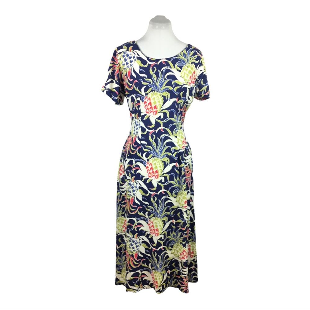 Vintage 90s Reyn Spooner Sz M Short sleeve dress